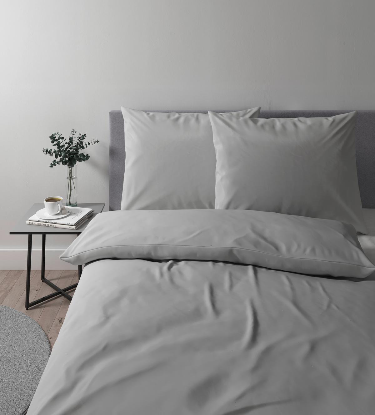 Posteljnina Alex Uni Xxl - platinaste barve, Moderno, tekstil (200/220cm) - Premium Living