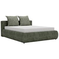 Polsterbett Olive Anthrazit ca. 140x200cm - Sandfarben/Anthrazit, KONVENTIONELL, Holzwerkstoff/Kunststoff (140/200cm) - Mömax