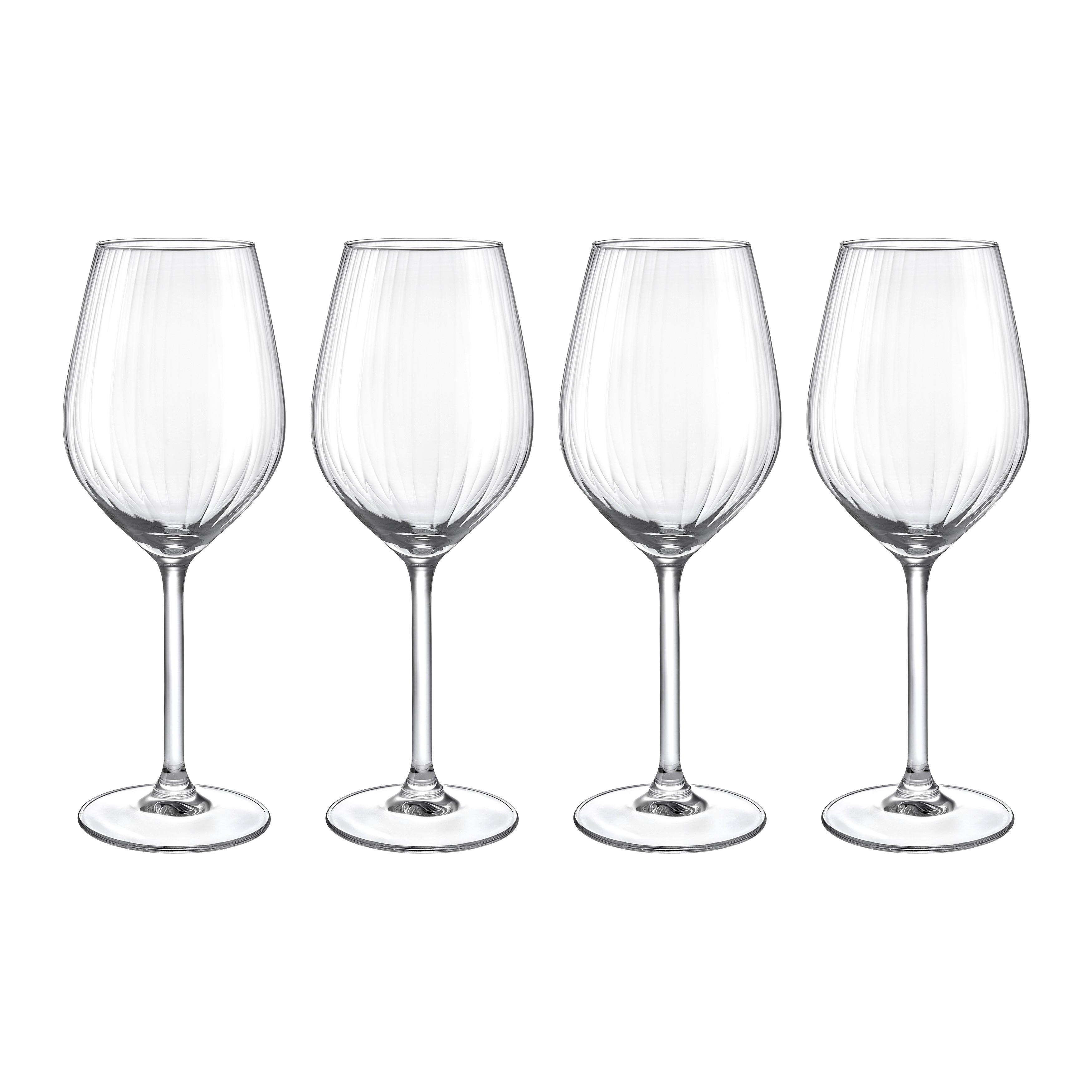 SET MED VINGLAS ROSEMARY - RED - klar, Modern, glas - Mömax