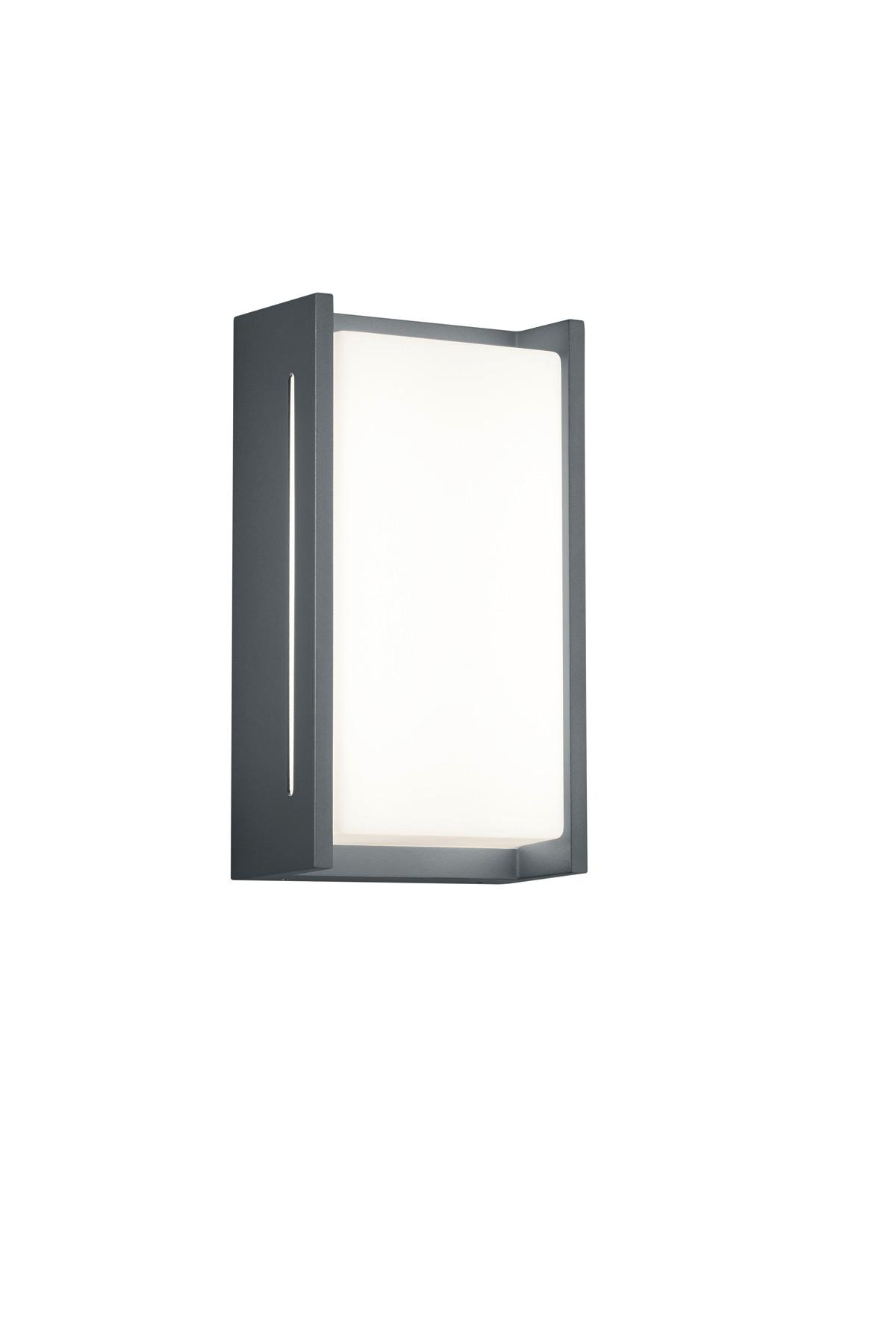 LED-Außenleuchte Indus Anthrazit max. 8,5 Watt - Anthrazit, Design, Metall (12,9/23,3/7,2cm) - Trio Leuchten