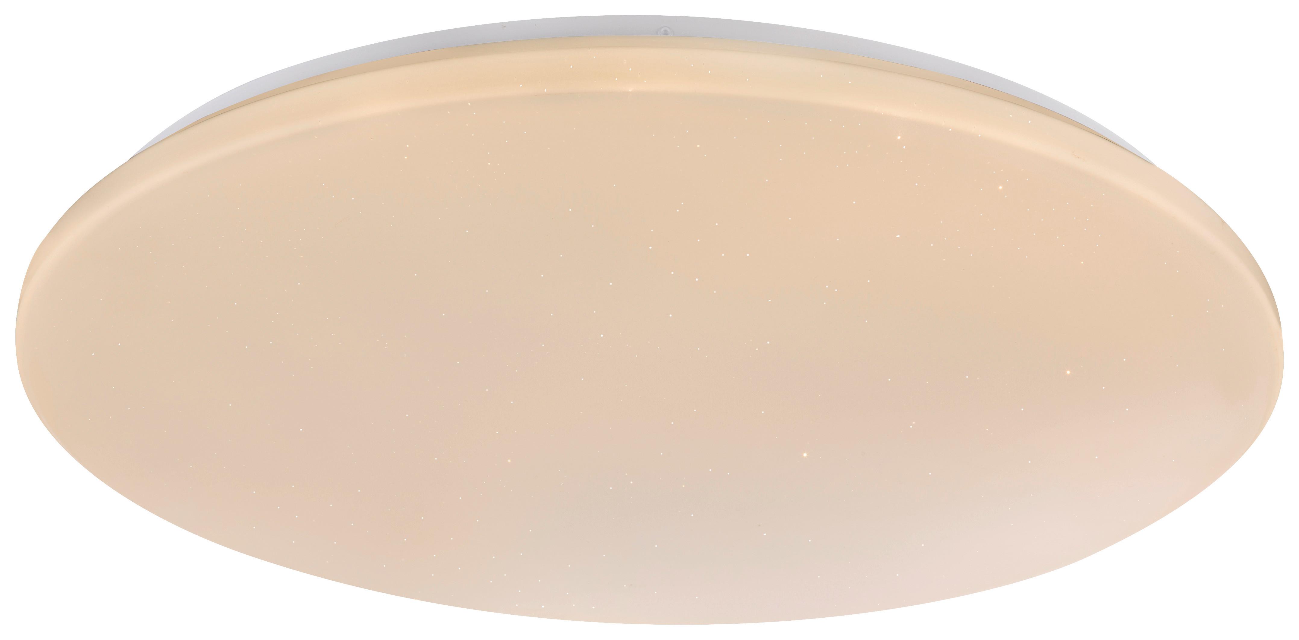 Stropna Led-svetilka Ria, S Sijalko - bela, Basics, kovina/umetna masa (55/6,8cm) - Globo
