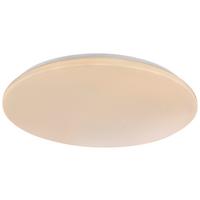Stropna Led-svetilka Ria, S Sijalko - bela, Basics, kovina/umetna masa (55/6,8cm) - Globo