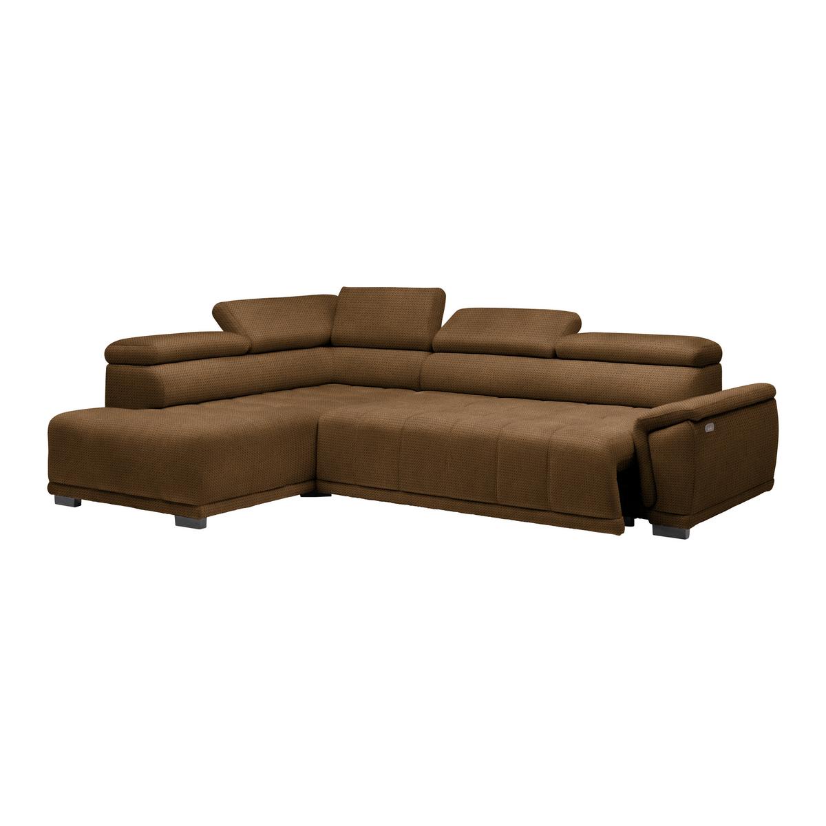 Kutna Garnitura Gremio - boje hrđe/crna, Moderno, tekstil/plastika (206/283cm) - Modern Living