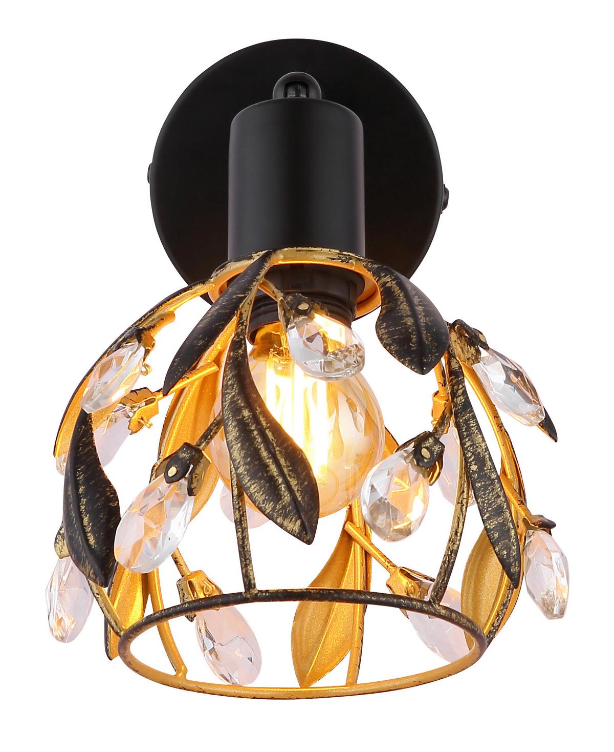 STRAHLER 15759-1 MIKA - Klar/Goldfarben, Basics, Kunststoff/Metall (12/16cm) - Globo