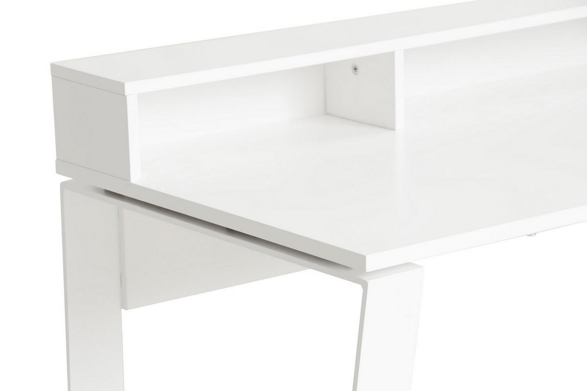 Gaming Miza Check -exklusiv-, Bela - bela, Moderno, kovina/leseni material (140/85/60cm) - Mömax