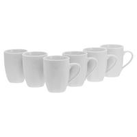 Kaffeebecherset Weiß, 6-teilig - Weiß, Basics, Keramik (30,5/21/16cm) - Creatable