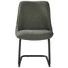STOL NOVA - grön/svart, Modern, metall/textil (51cm) - Mömax