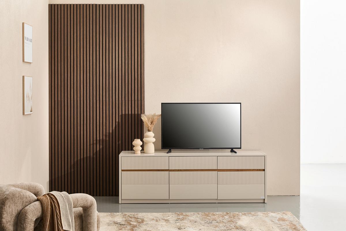 PANEL AKUSTYCZNY AKUSTEA - czarny/szary, Trend, materiał drewnopochodny/tworzywo sztuczne (60/120/2,1cm) - Boxxx