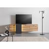 MEDIABÄNK VERDANA -TOP- - Modern, metall/trämaterial (208/66/45cm) - Mömax