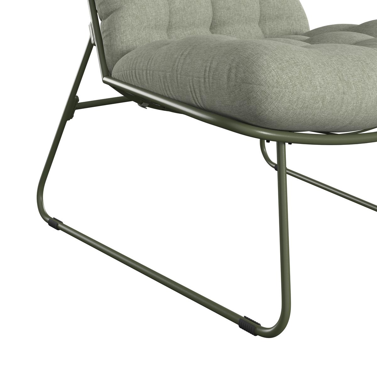 Balkonset Army Grün, 3-teilig - Grün, MODERN, Textil/Metall - Mömax