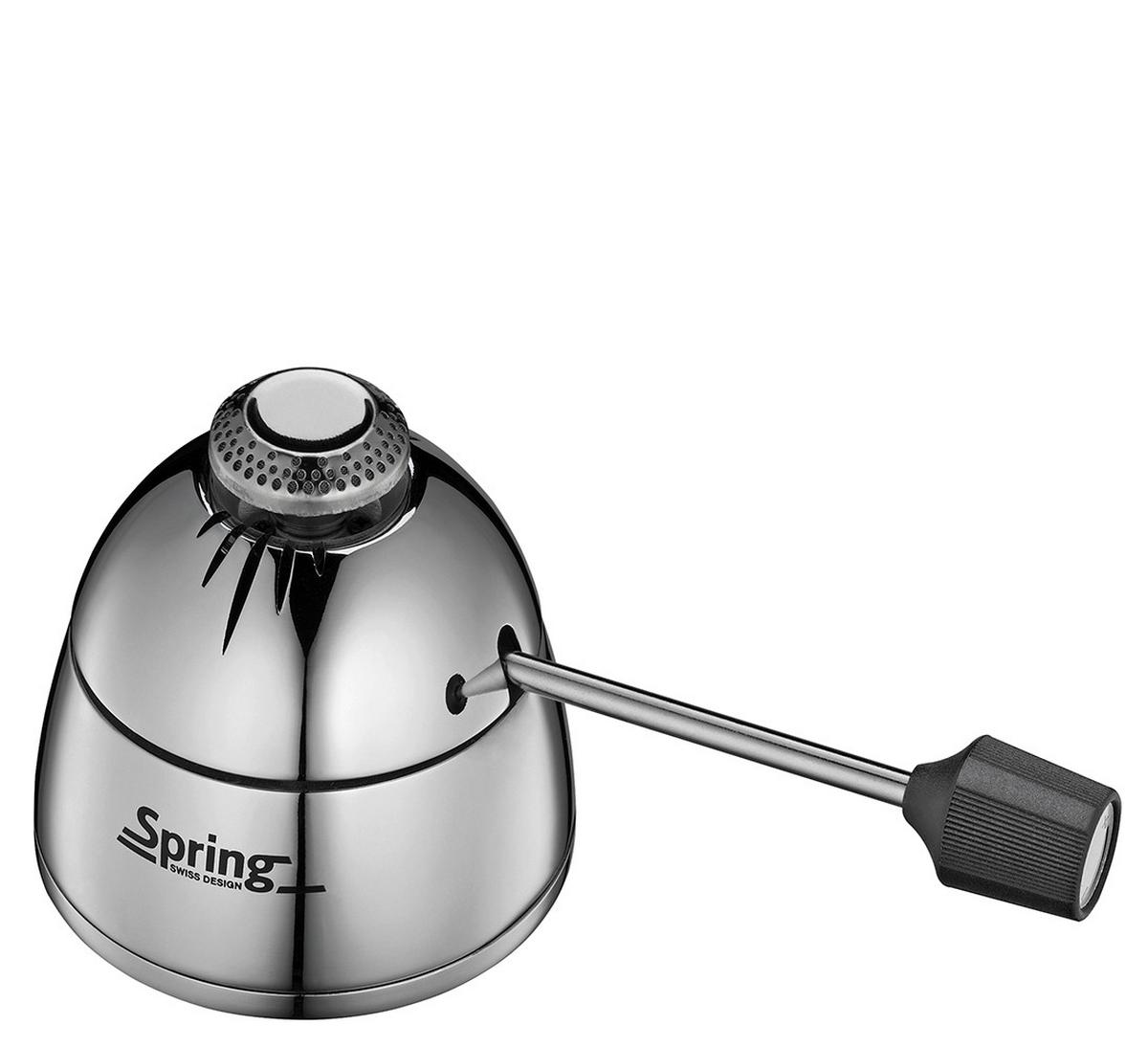 ZESTAW DO FONDUE 2626526020 - kolor srebrny, Konventionell, metal/drewno (19cm) - Spring