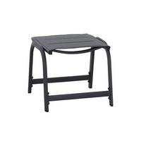 Gartenhocker Tesoro ca. 51x44x52 cm Anthrazit - Anthrazit, KONVENTIONELL, Kunststoff/Metall (51/44/52cm) - Siena Garden