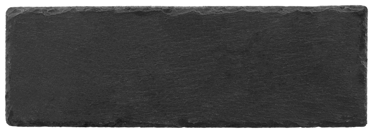 Platou de servire Stoney - negru, Modern, plastic/piatră (30/10/0,7cm) - Zandiara