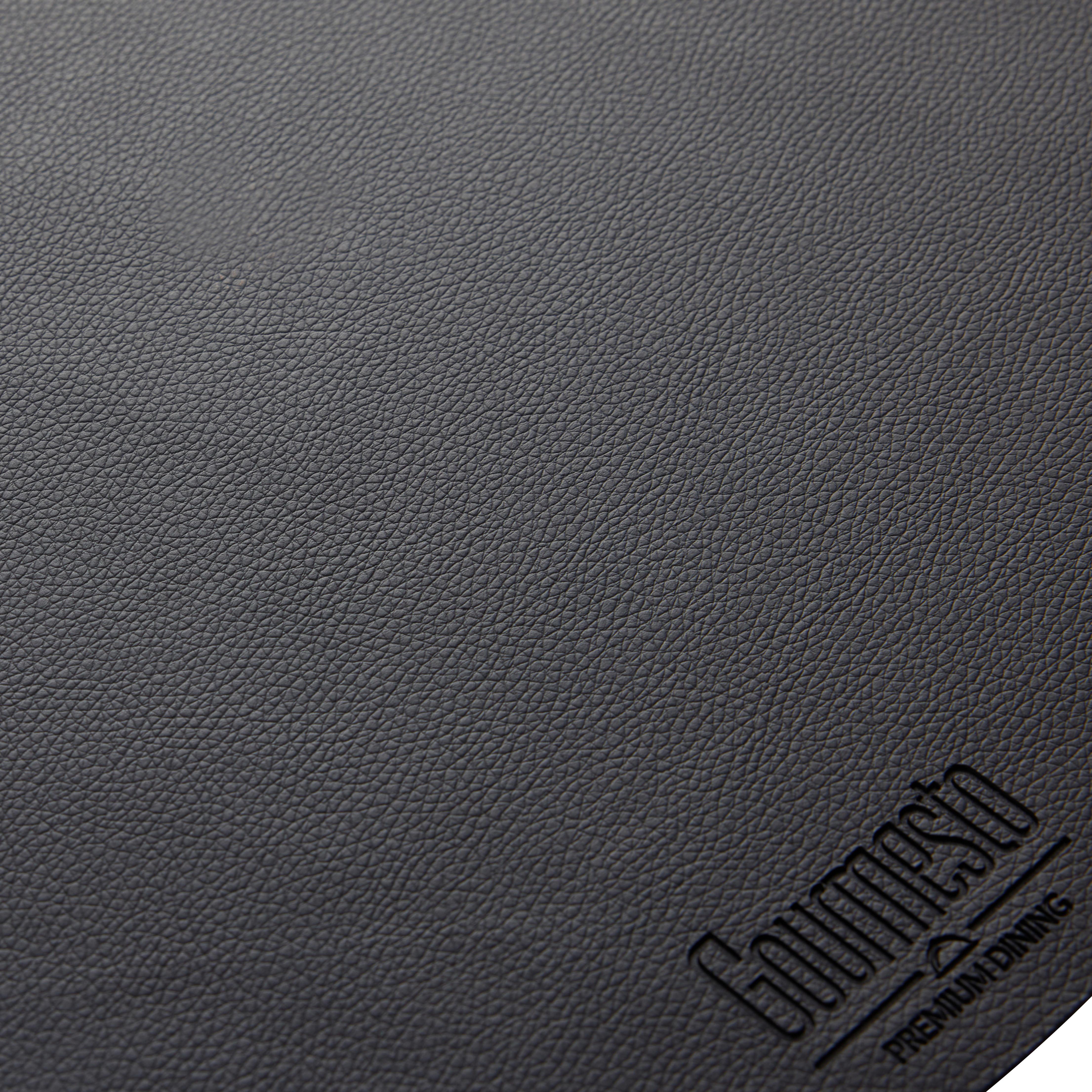 Tischset Livi Schwarz - Schwarz, MODERN, Kunststoff (40cm) - Gourmesto