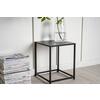 BEISTELLTISCH STAAL - Schwarz, Design, Metall (38/37/45,7cm) - Livetastic