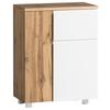 Unterschrank "Varese" VARESE - Eiche Wotan/Weiß, MODERN, Holzwerkstoff (65/79/35cm) - Held