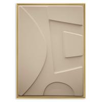 Bild Antonio Hellbraun ca. 50x70cm - Hellbraun/Eichefarben, Holzwerkstoff/Kunststoff (50/70cm) - Modern Living