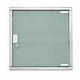 Medizinschrank in Edelstahlfarben - Edelstahlfarben, Glas/Metall (30/30/12cm) - MÖMAX modern living