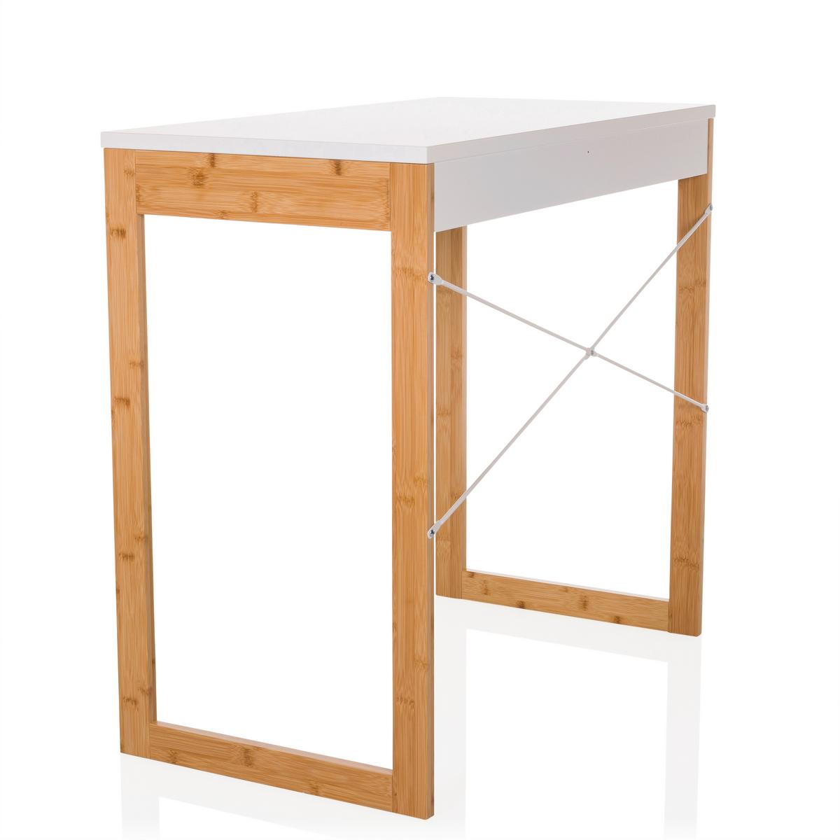 Pisalna Miza Tarolo, Bela - bela, Moderno, leseni material/les (80/75/42cm) - MID.YOU