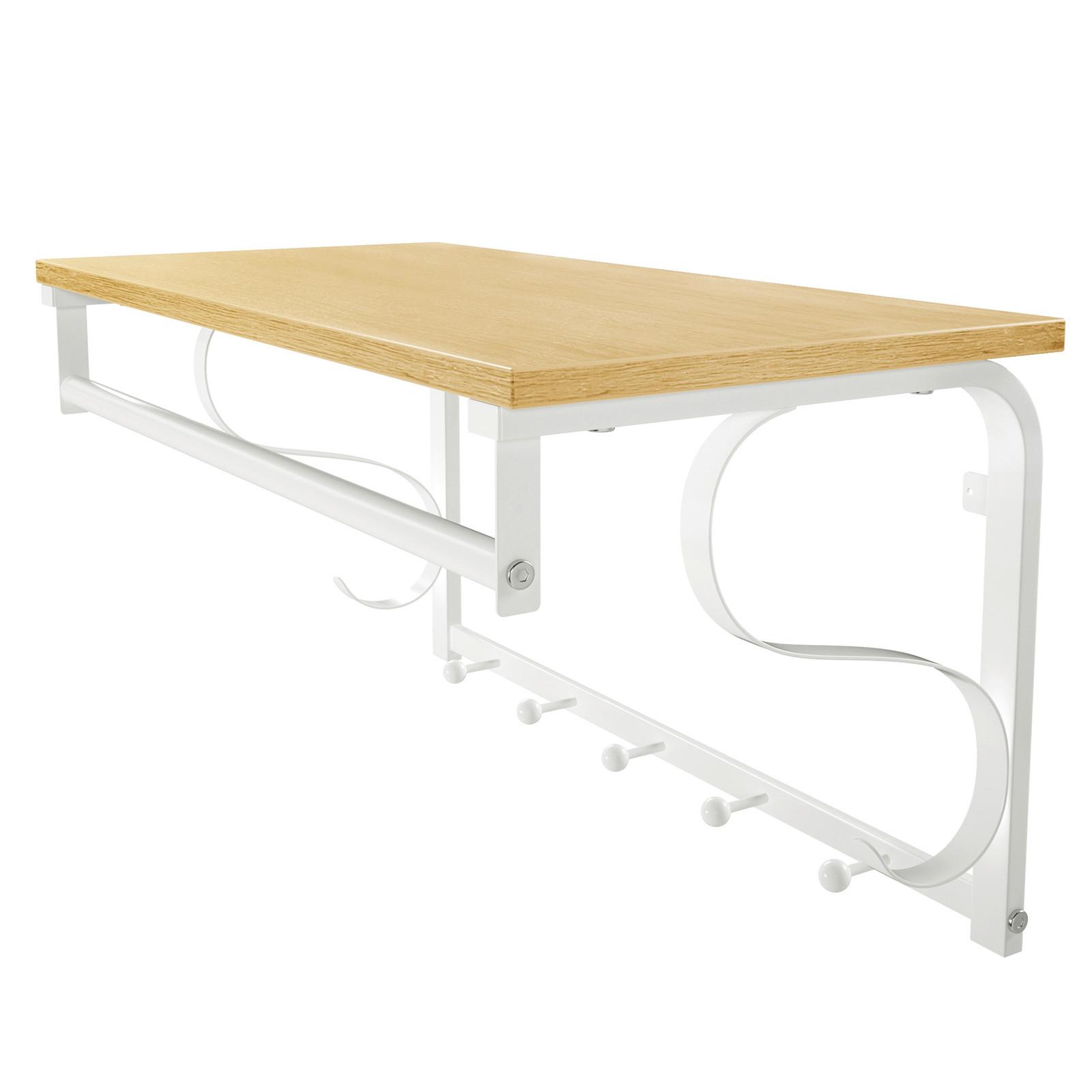 GARDEROBE COAT RACK - Eichefarben/Weiß, MODERN, Holzwerkstoff (60/31,7/30cm) - MID.YOU