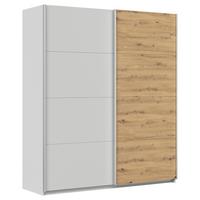 DULAP USI CULISANTE FELDKIRCH - gri deschis/stejar Artisan, Modern, material pe bază de lemn (181/210/62cm)