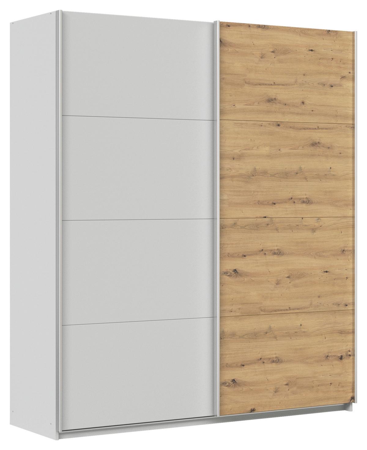 DULAP USI CULISANTE FELDKIRCH - gri deschis/stejar Artisan, Modern, material pe bază de lemn (181/210/62cm)
