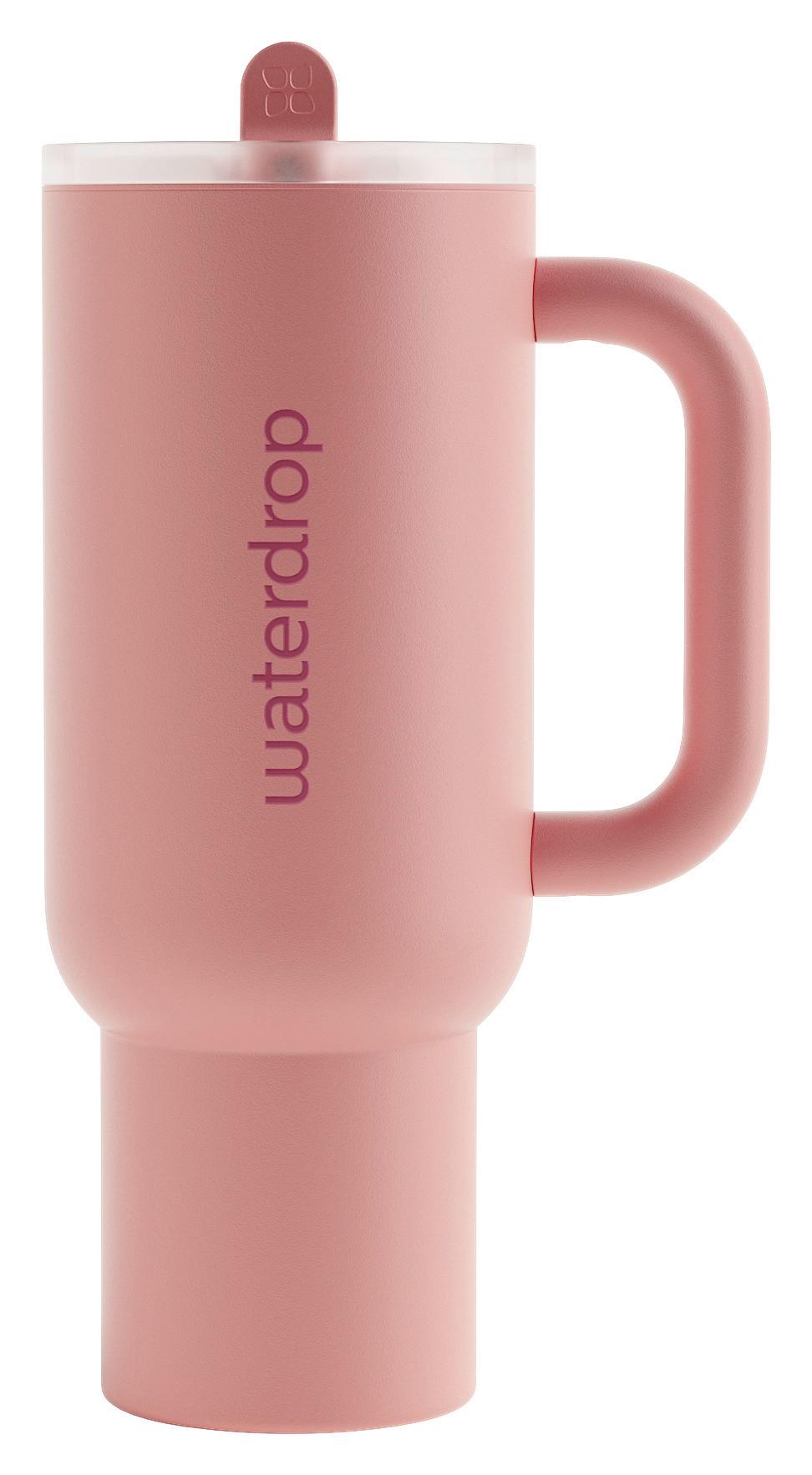 TERMOKUBEK DW-RA-ST1-00001 - brudny róż, Basics, tworzywo sztuczne/metal (1,1l) - waterdrop