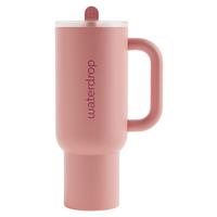TERMOKUBEK DW-RA-ST1-00001 - brudny róż, Basics, tworzywo sztuczne/metal (1,1l) - waterdrop