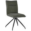 Stuhl Nova Grün - Schwarz/Grün, MODERN, Textil/Metall (47/88/63cm) - Premium Living
