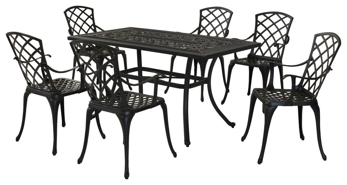 GARTENSET RHODOS - Graphitfarben, MODERN, Metall - Gardenson