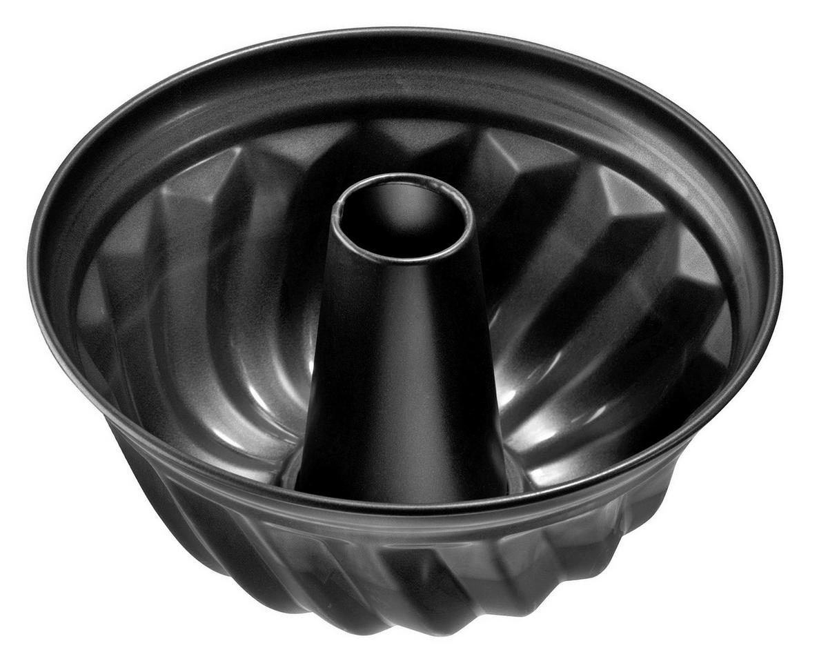 Gugelhupfform Bakery in Schwarz - Schwarz, KONVENTIONELL, Metall (23,5/22/11cm) - Zenker