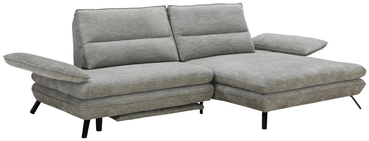 Kutna Garnitura Castello - siva/crna, Moderno, drvo/metal (276/97/110/174cm) - Mömax