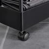 BADRUMSHYLLA SANDRO - svart, Modern, metall/plast (22/116/40cm) - Bessagi Home