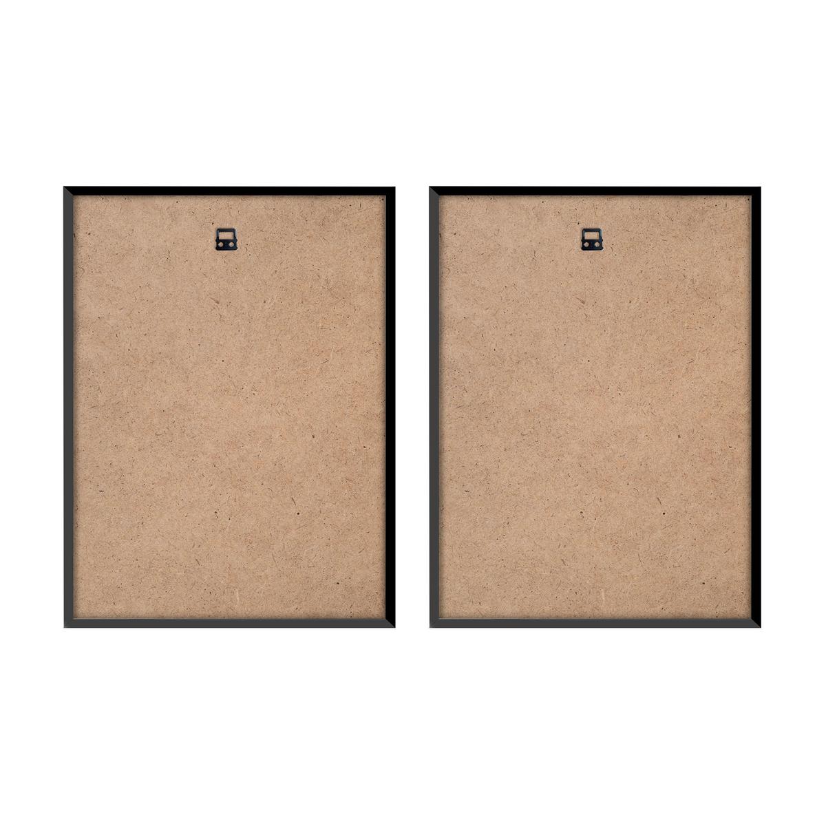 Bilderset Charm Goldfarben/Beige, 2-teilig - Beige/Goldfarben, Basics, Holz/Papier (30/40/2.5cm)