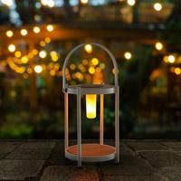 Solarleuchte Piola Weiß Solar - Weiß, MODERN, Kunststoff/Metall (20/29/20cm) - Bessagi Garden