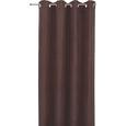 Fertigvorhang Velours, ca. 140x245cm - Dunkelbraun, MODERN, Textil (140/245cm) - MÖMAX modern living