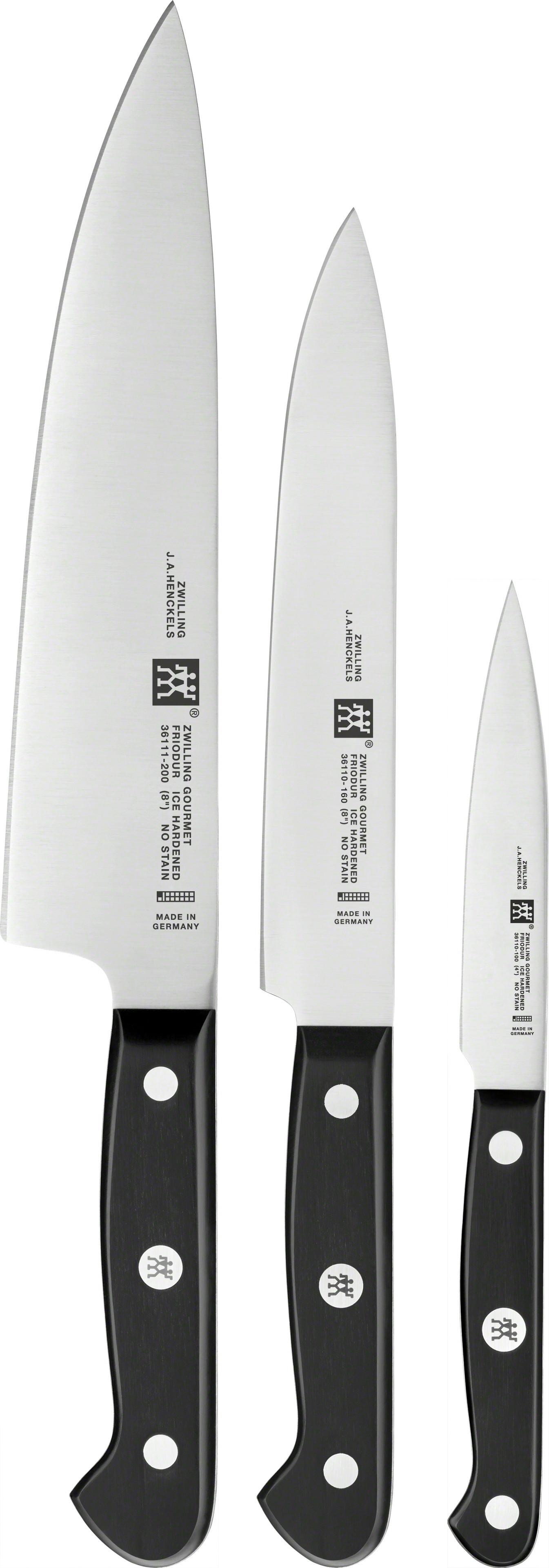 ZESTAW NOŻY 1002443/ 36130-003-0 ZWILLING - kolor srebrny/czarny, Basics, tworzywo sztuczne/metal - Zwilling