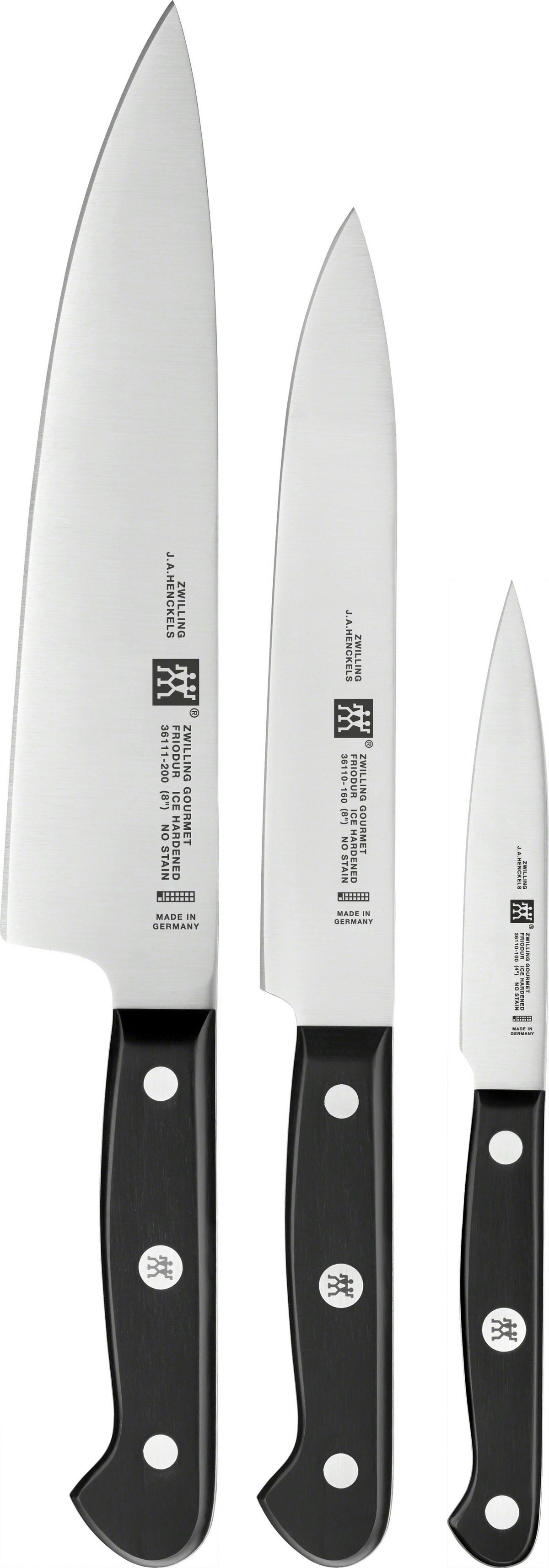 ZESTAW NOŻY 1002443/ 36130-003-0 ZWILLING - kolor srebrny/czarny, Basics, tworzywo sztuczne/metal - Zwilling