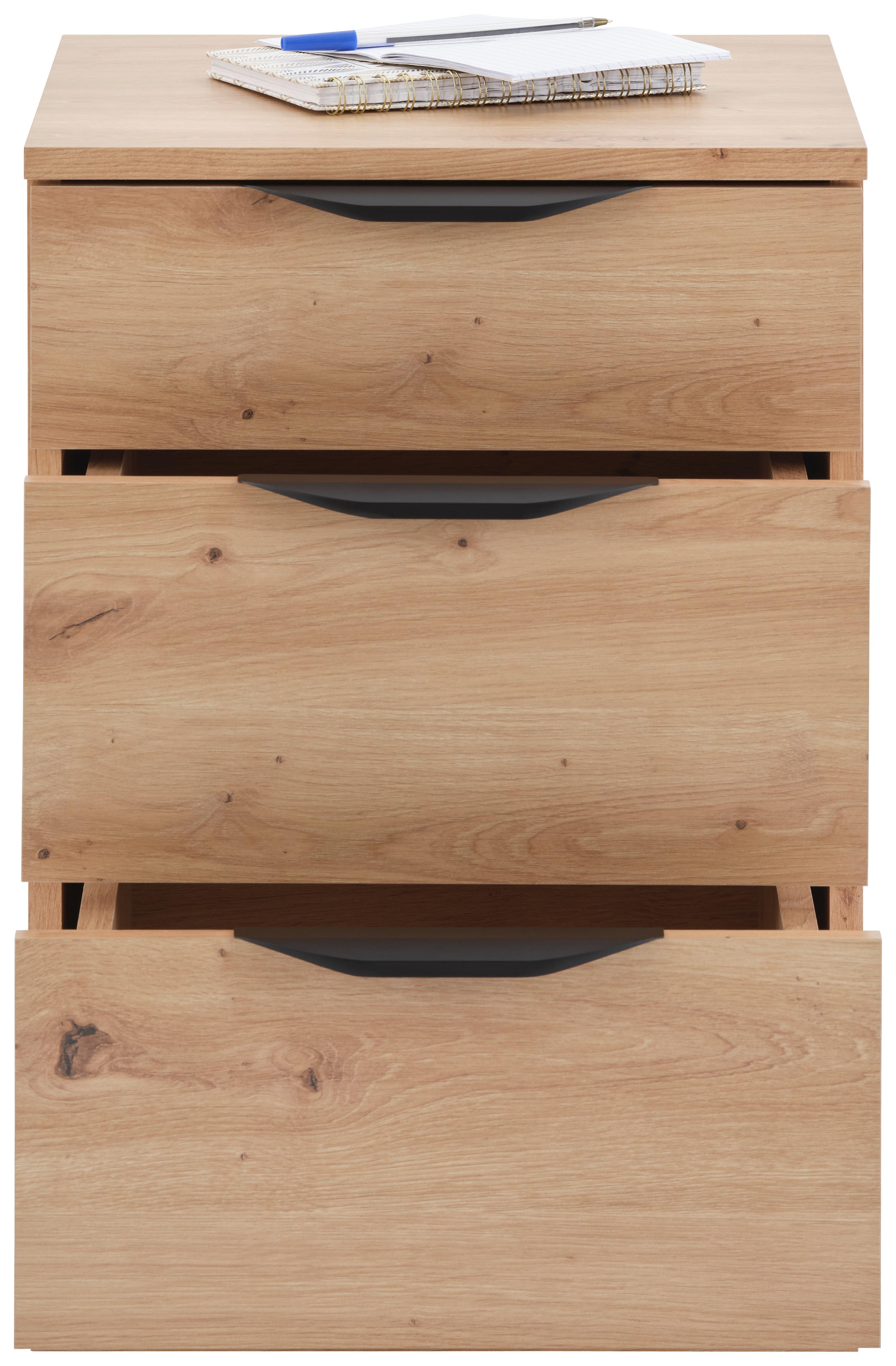 Corp cu sertare RIMINI - stejar Artisan, Trend, plastic/material pe bază de lemn (40/60,1/40cm) - Modern Living
