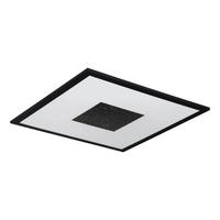 Led-deckenleuchte 900559_marmorata - Weiss/Schwarz, Basics, Kunststoff/Metall (44,5/44,5/5cm) - Eglo
