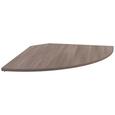 Kotna Povezovalna Plošča Profi - temno rjava, leseni material (98/2/98cm) - Mömax modern living Kotna Povezovalna Plošča Profi - temno rjava, leseni material (98/2/98cm) - Mömax modern living