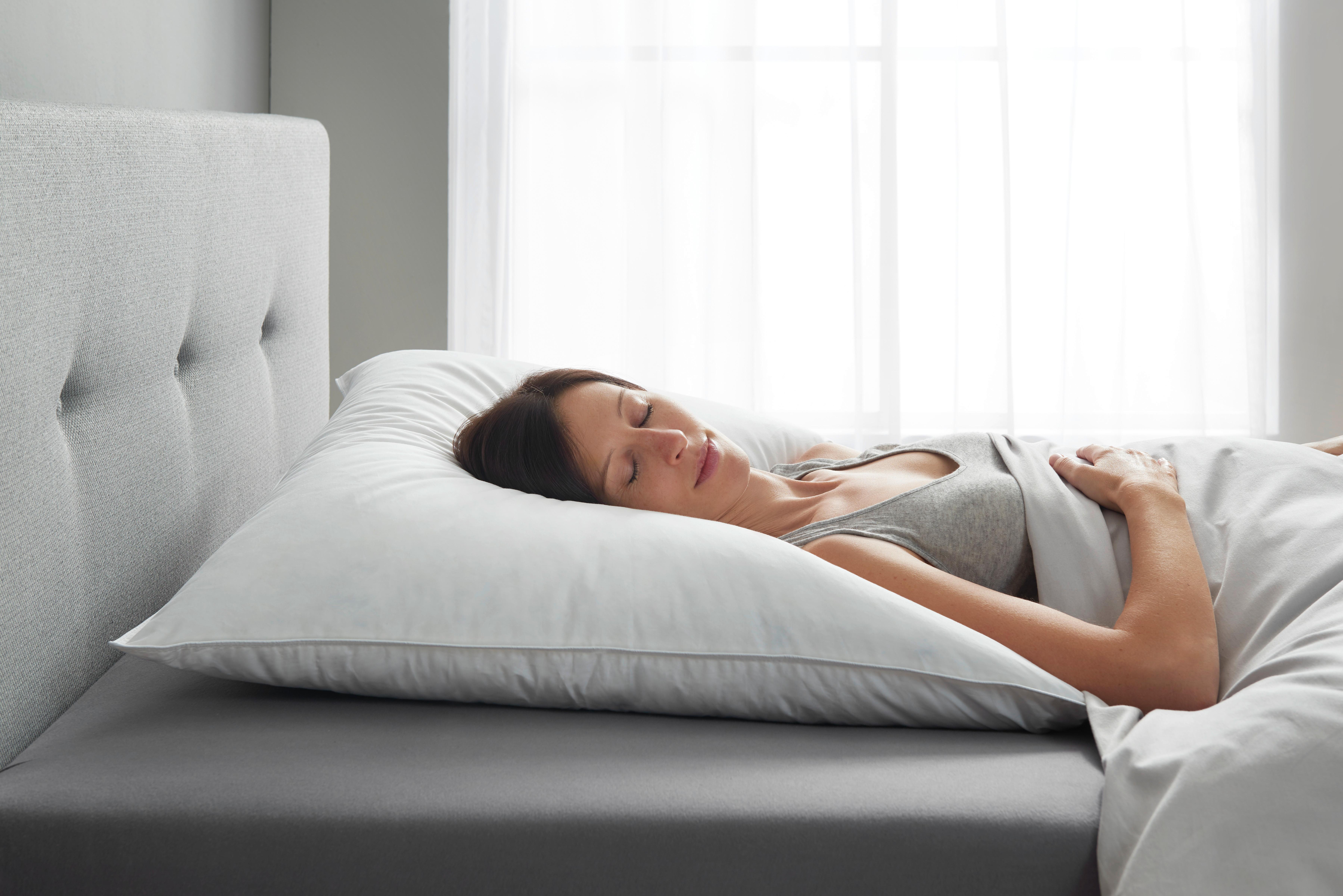 KOPFKISSEN LUISE HOCH - Weiss (65/100cm) - Premium Living