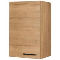 Küchenoberschrank Structura Eiche - Eichefarben/Schwarz, MODERN, Holzwerkstoff/Metall (45/72/35cm) - Nobilia