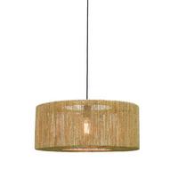Függőlámpa Iguazu/h/6025/n - fekete/világosbarna, Natur, műanyag/természetes anyagok (60/27cm) - Good & Mojo