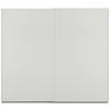ARMOIRE À P. COULISSANTES SUS. LAGO - blanc, MODERN, matériau en bois/métal (251/222/60cm) - Mömax