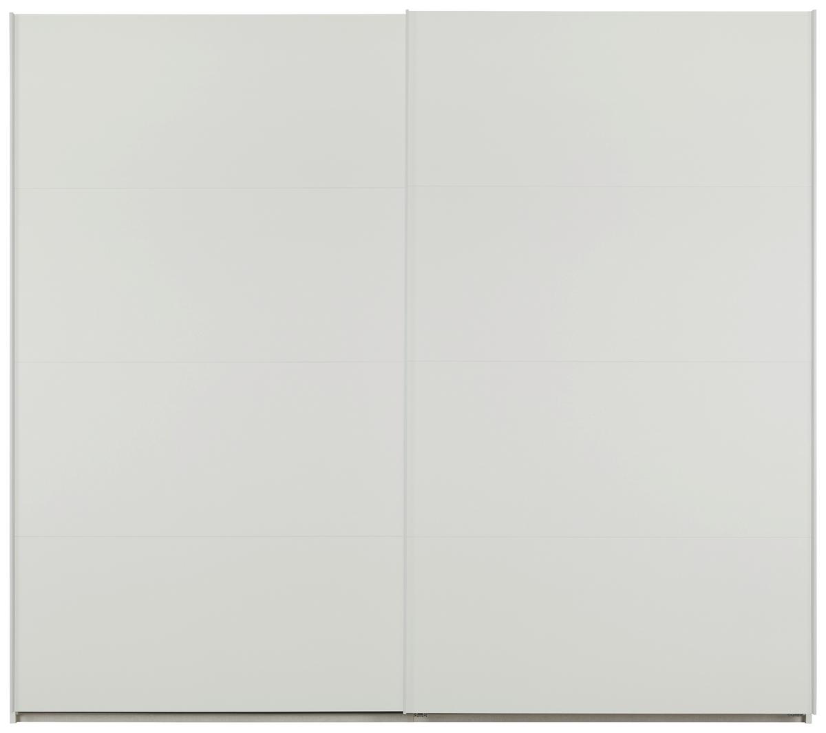 Ormar S Kliznim Vratima Lago - bijela, Moderno, drvni materijal/metal (251/222/60cm) - Premium Living