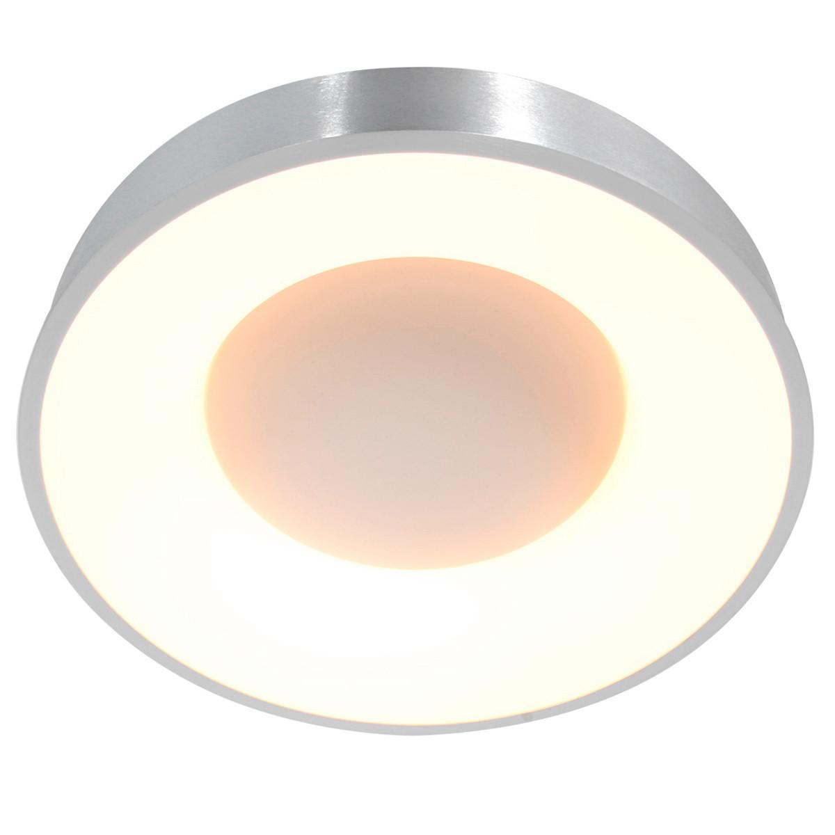 LAMPA SUFITOWA LED 2563ZI RINGLEDE - kolor srebrny, Basics, tworzywo sztuczne/metal (48/9cm)