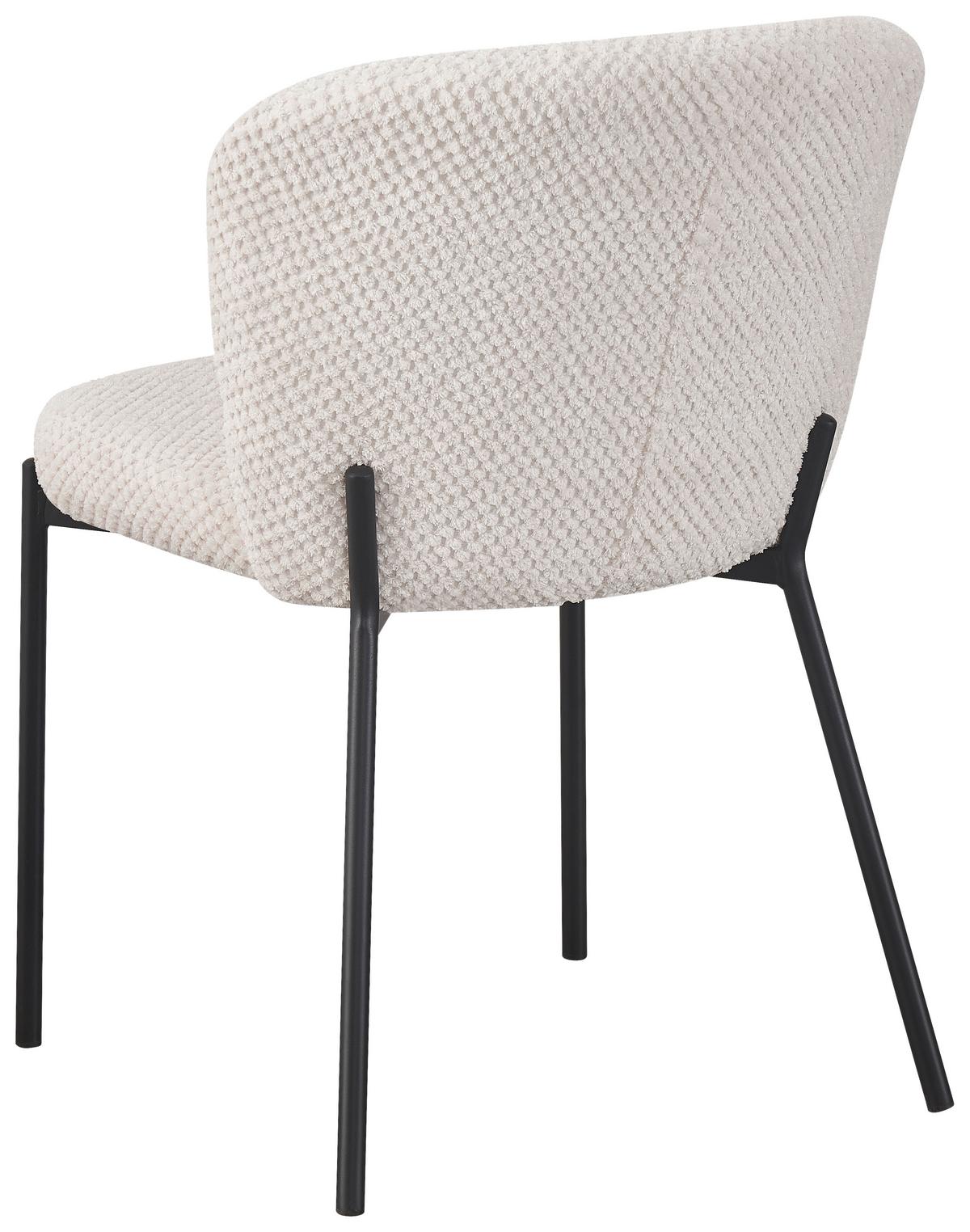 Stuhl Emily Beige - Beige/Schwarz, Lifestyle, Holz/Textil (55/79/59cm) - Mömax