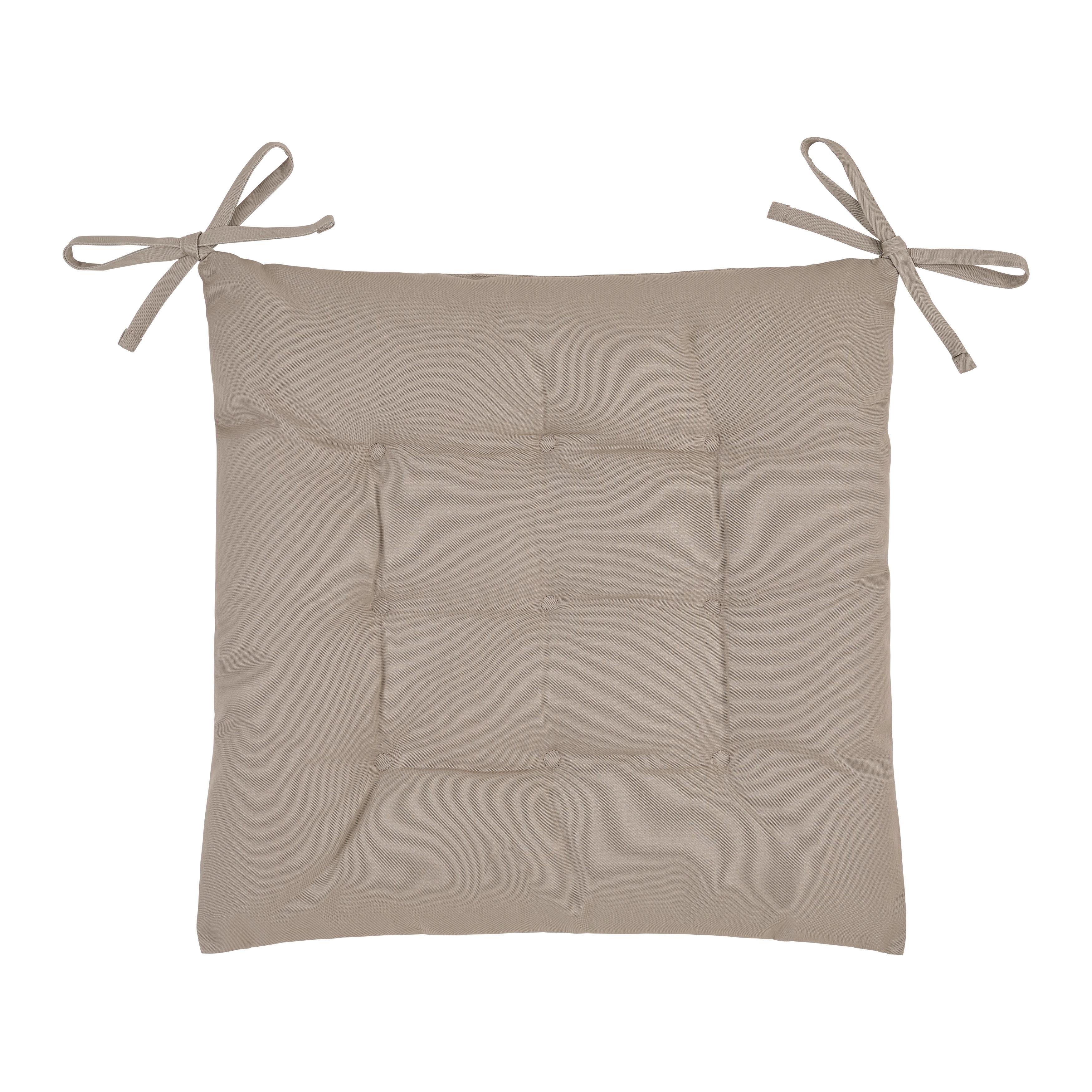 Sitzkissen Amore Uni Beige ca. 45x45cm - Beige, Textil (45/45cm) - Mömax