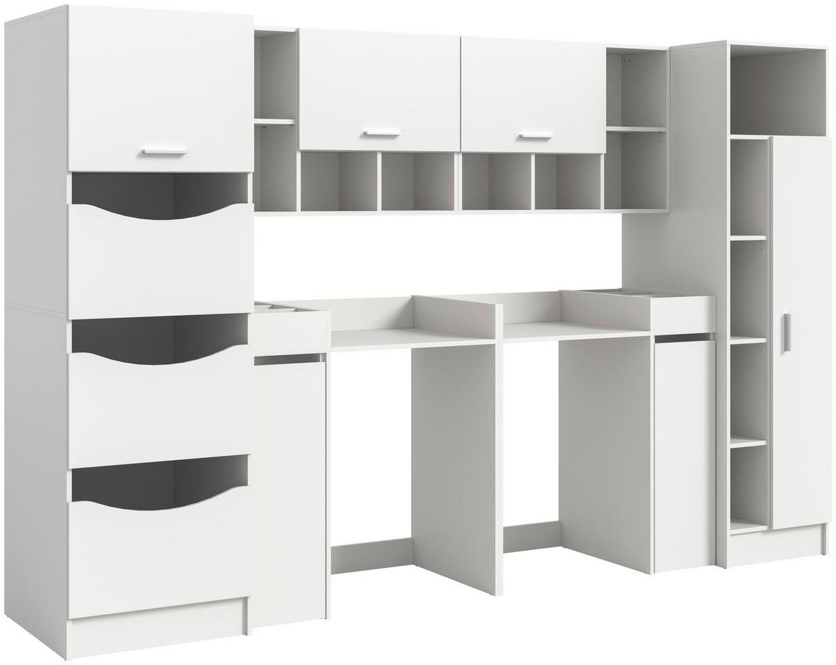 Hauswirtschaftsraum Free Weiß - Weiß, Basics, Holzwerkstoff (306/195/68cm) - MID.YOU